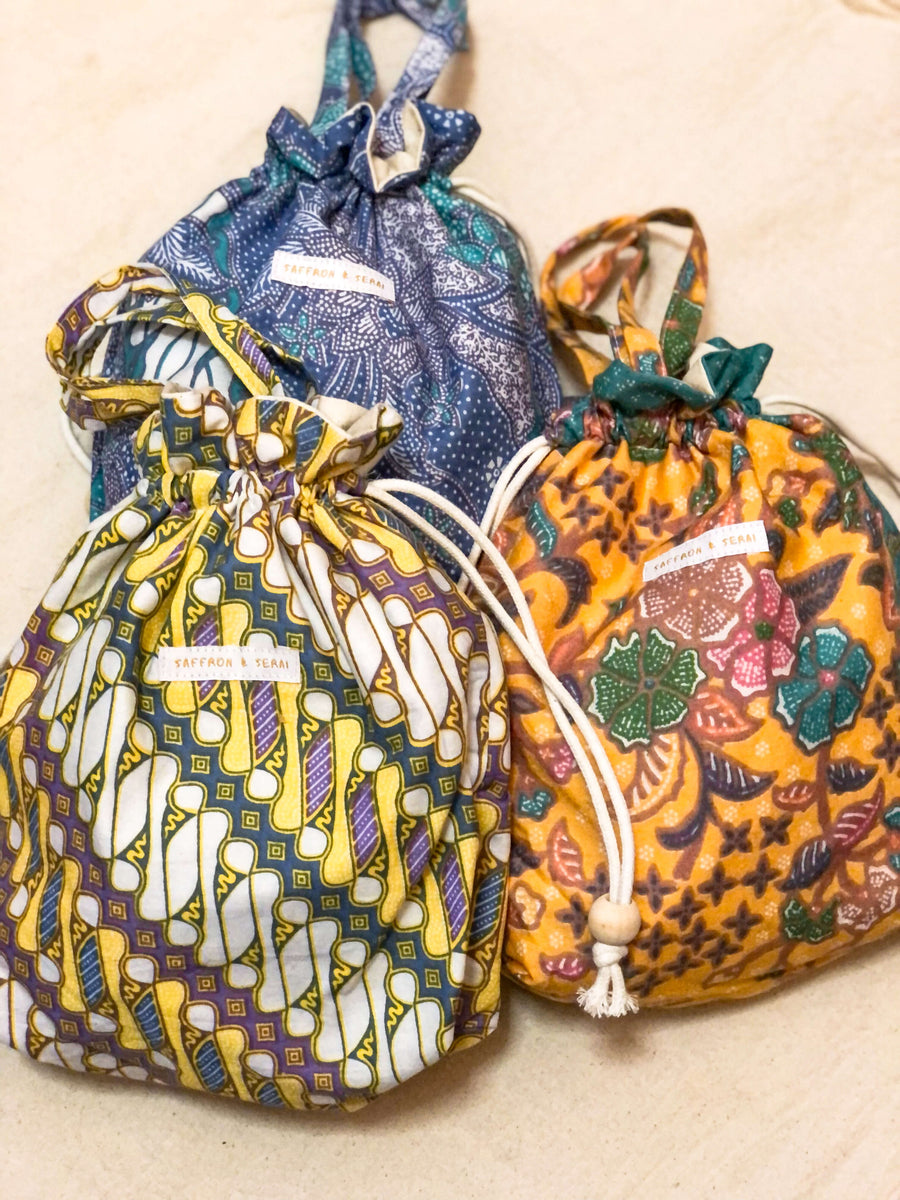 Drawstring Pouch – SAFFRON SERAI ENTERPRISE (MA0259522-D)