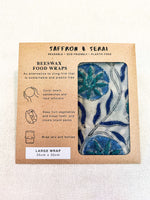 Load image into Gallery viewer, beeswax-wrap-malaysia-blue-vines
