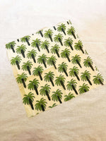 Load image into Gallery viewer, Beeswax Wrap - Green Palm Tree
