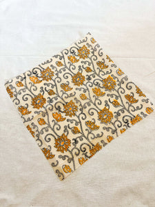Beeswax Wrap - Yellow Floral