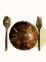 Load image into Gallery viewer, coconut bowl cutlery
