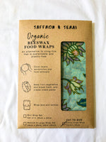 Load image into Gallery viewer, organic beeswax wraps XL turquoise
