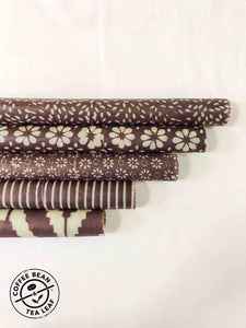 purple batik beeswax wraps