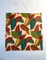 Load image into Gallery viewer, batik beeswax food wrap mint/peach
