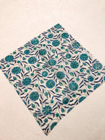 Load image into Gallery viewer, beeswax wrap blue floral xl 02
