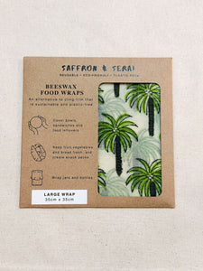 Beeswax Wrap - Green Palm Tree
