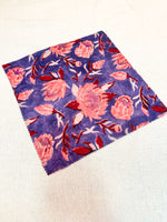 Load image into Gallery viewer, beeswax-wrap-purple-floral-medium
