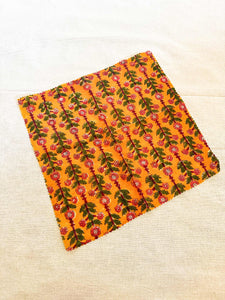 Beeswax Wrap - Yellow Florals