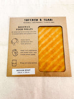 Load image into Gallery viewer, Beeswax Wrap - Yellow Stripe
